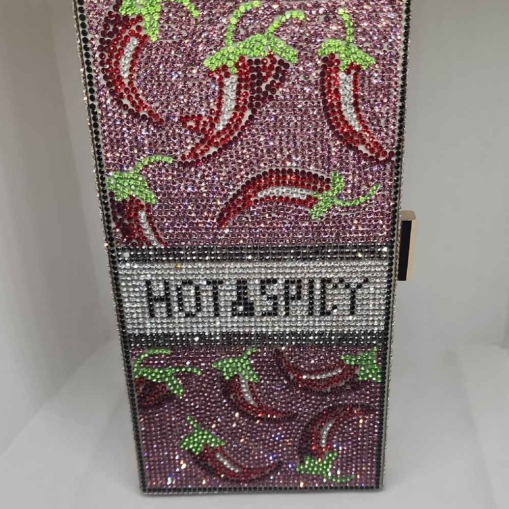 Hot & Spicy Rhinestone Clutch